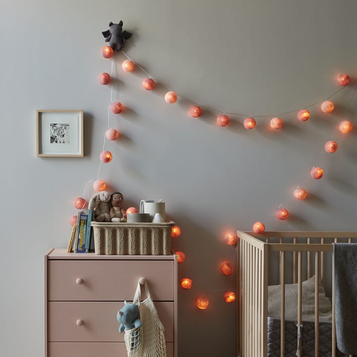 Guirnalda de luces Irislights French rose, 20 bolas Irislights