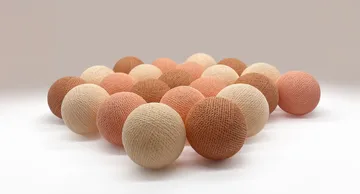 Guirnalda de luces Irislights - Peach, 20 bolas - Irislights