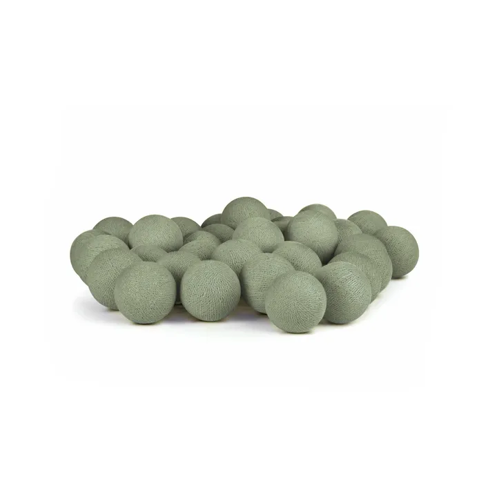 Guirnalda de luces Irislights - Salvia green, 35 bolas - Irislights