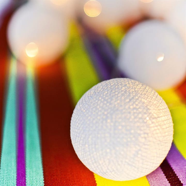 Guirnalda de luces Pure White, 20 bolas Irislights