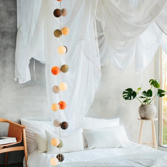 Guirnalda luminosa Morning Mist, 20 bolas Irislights