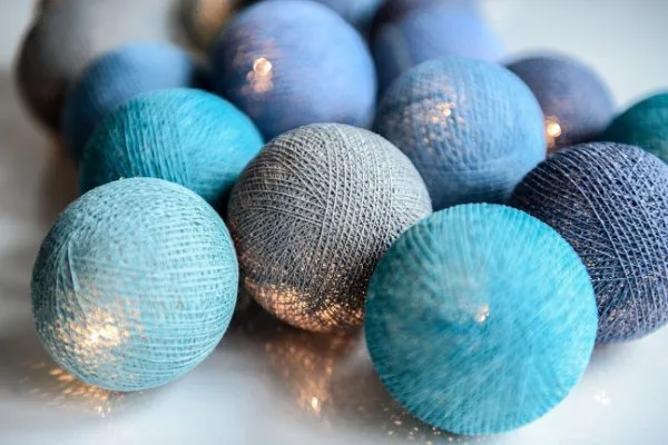 Ocean blue 35-luces 390 cm - Azul - Irislights