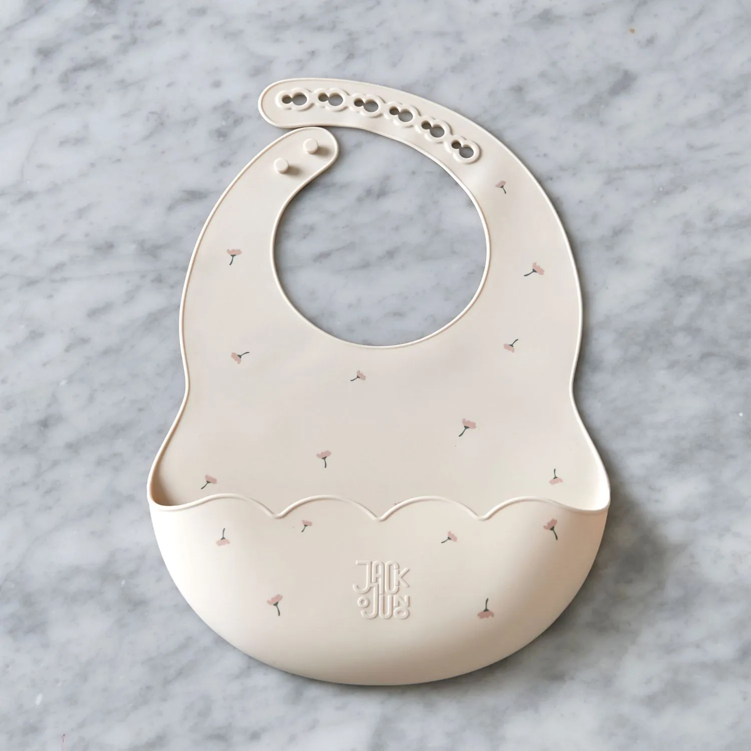 Babero Poppy in Bloom, Poppy print Jack o Juno