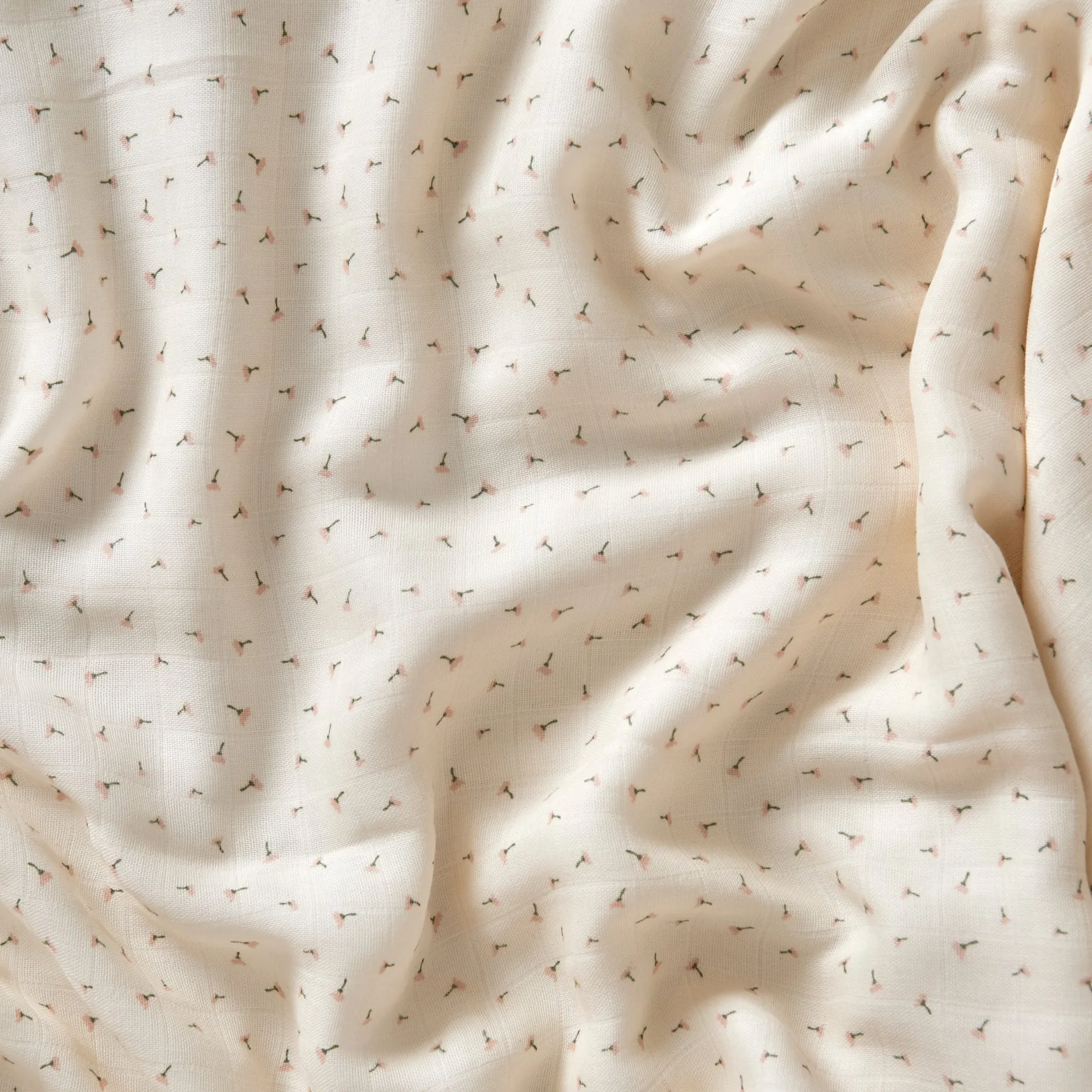 Manta de muselina Pom Pom 120x120 cm, Poppy in Bloom Jack o Juno