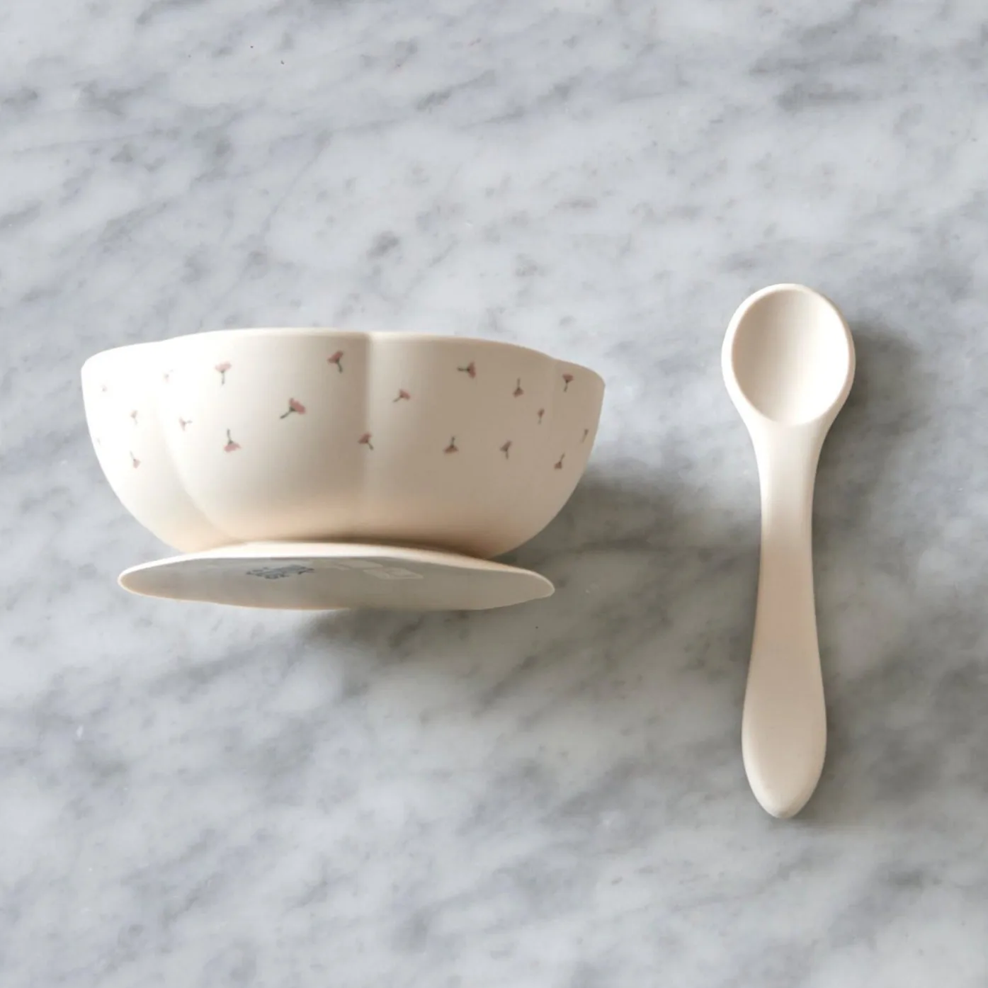 Set de cuenco y cuchara Poppy in Bloom, Poppy print Jack o Juno