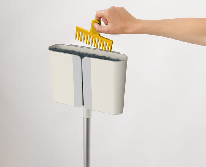 Cleantech escoba de mango largo ajustable con almacenamiento, Stone Joseph Joseph