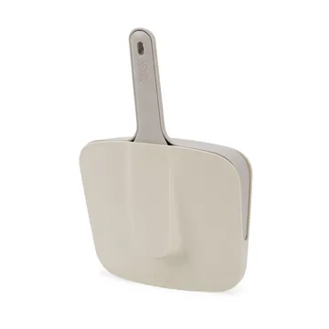 Cleantech Recogedor y cepillo para interiores montado en la pared con protector - Stone - Joseph Joseph