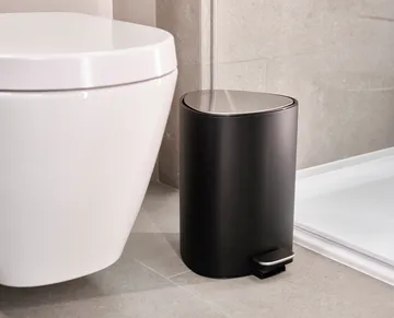 Cubo de pedal Easystore 5 L - Negro mate - Joseph Joseph