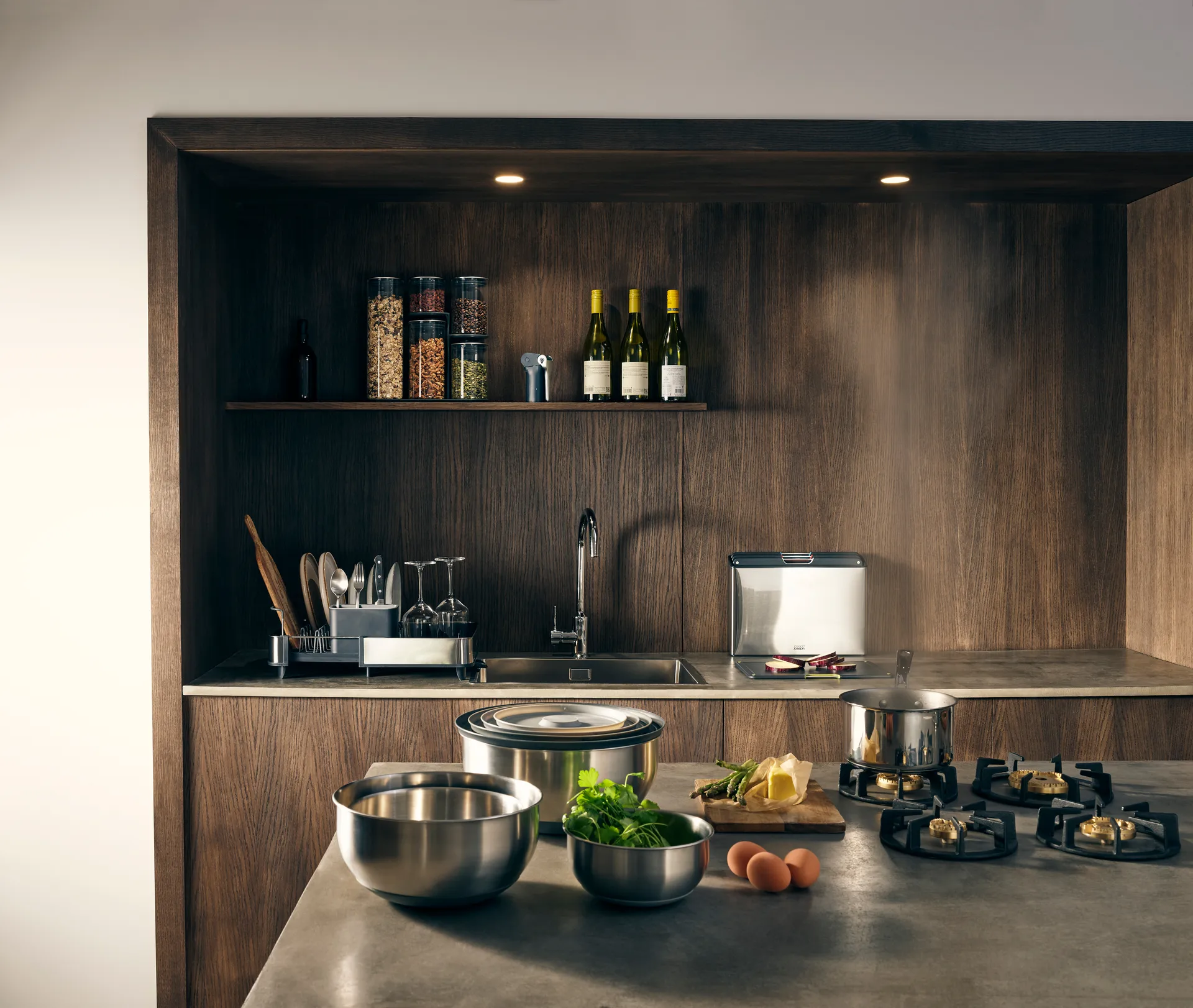 Cuencos Nest prep & store 8 piezas, Acero Joseph Joseph