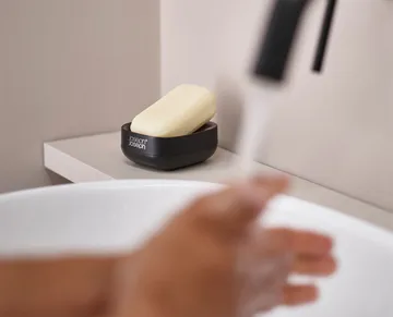Jabonera Slim compact 8,4 cm - Negro - Joseph Joseph