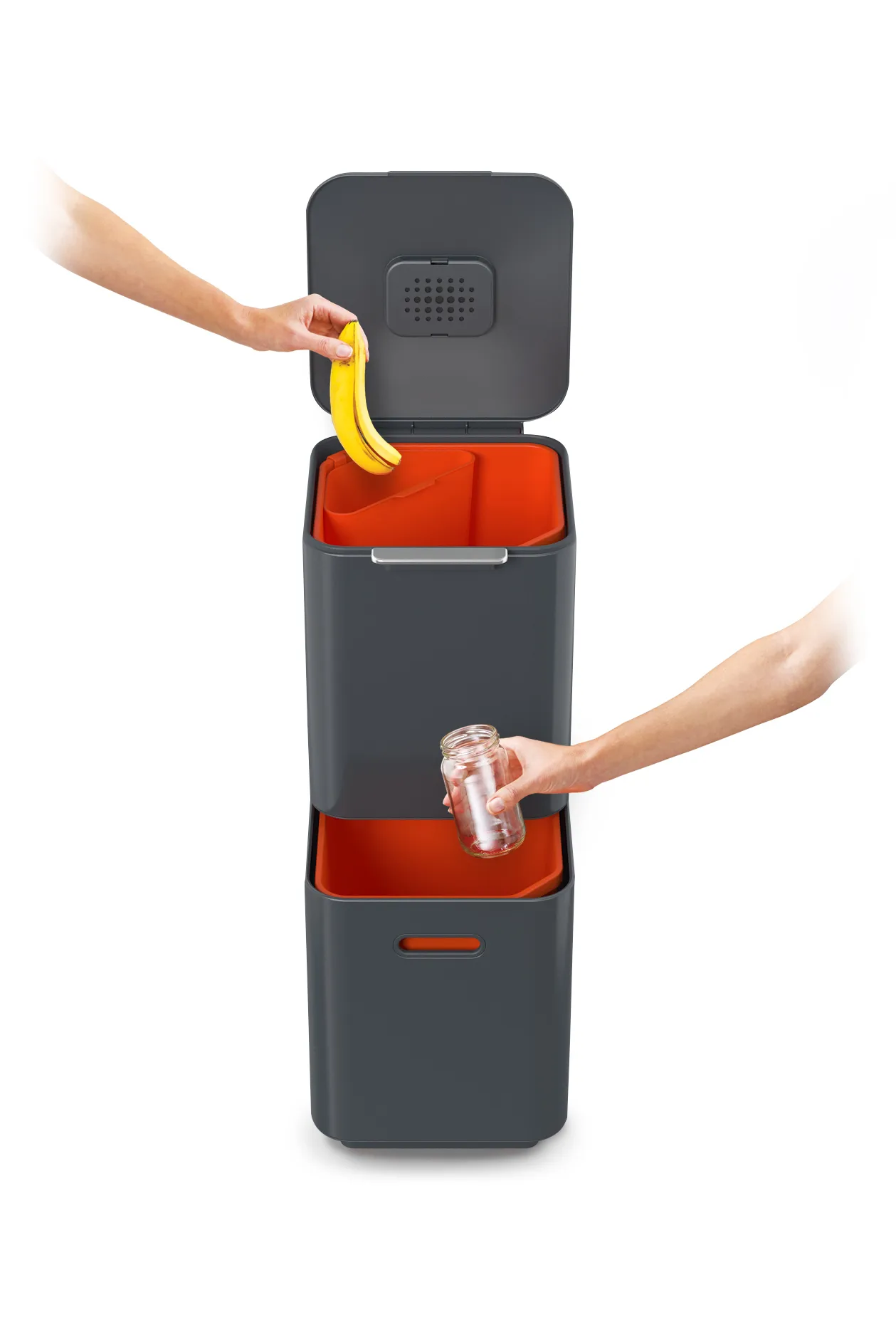 Joseph Joseph Totem Compact cubo de basura 40 L, Graphite Joseph Joseph