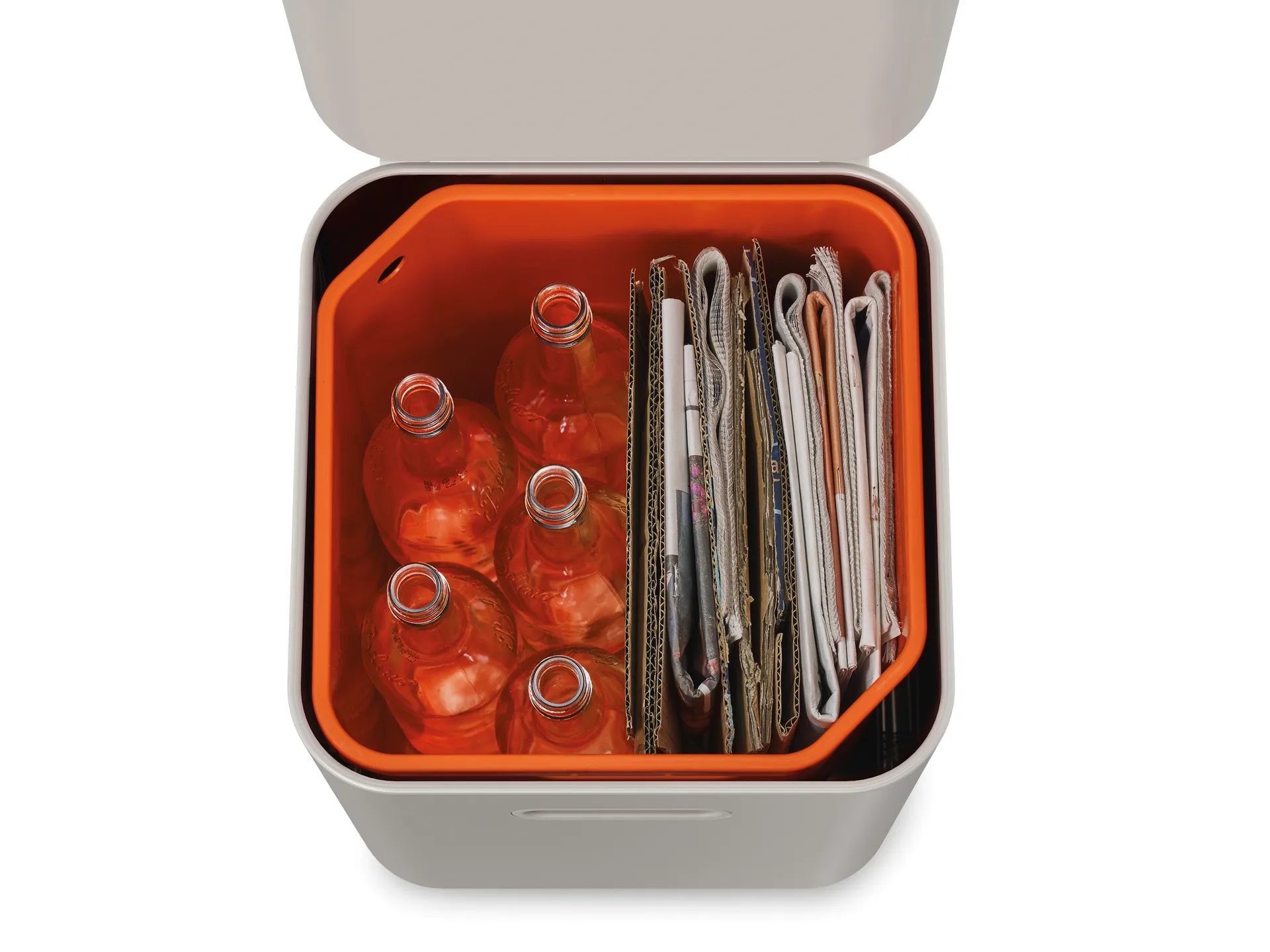 Joseph Joseph Totem Compact cubo de basura 40 L, Stone Joseph Joseph