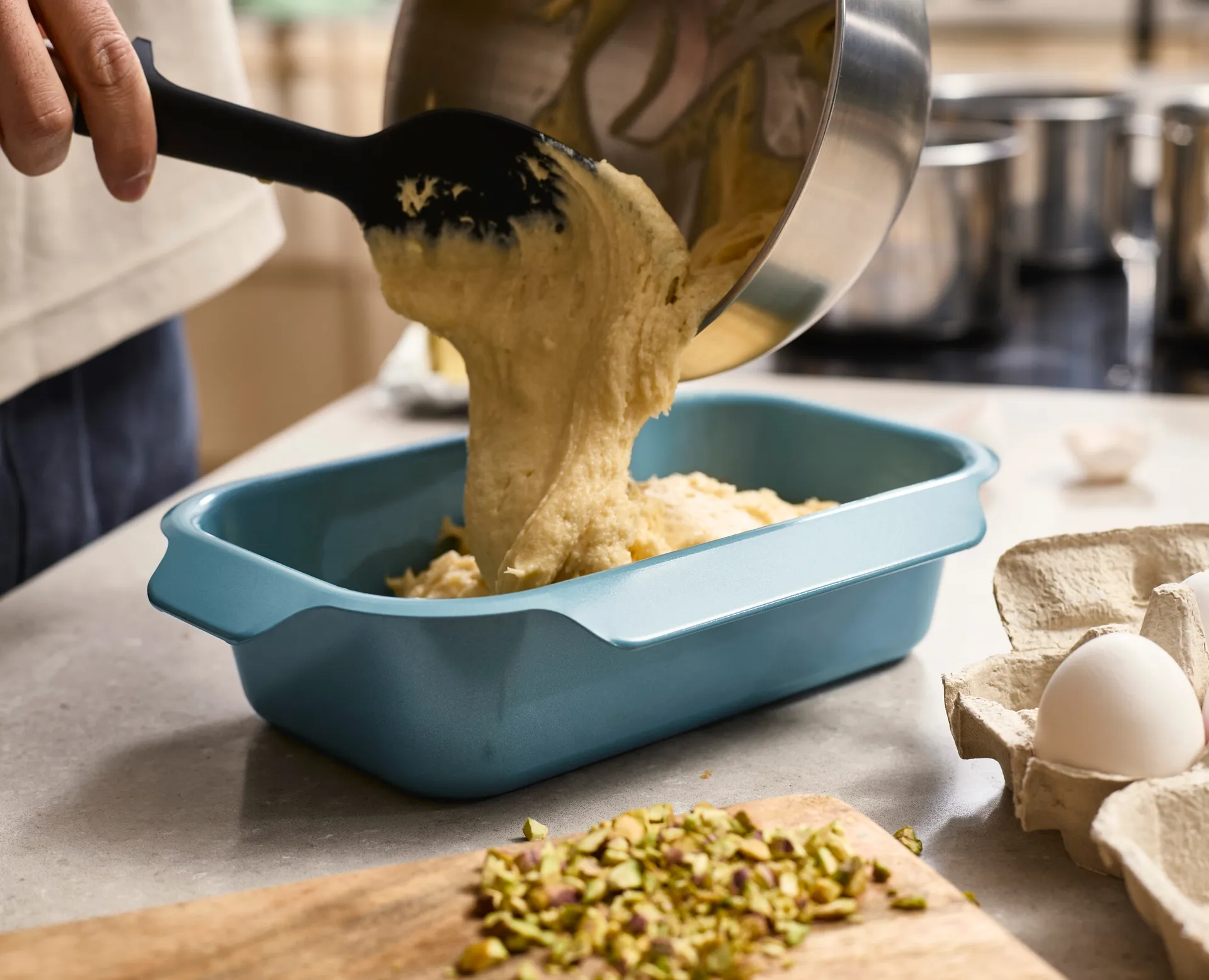 Molde para pan Nest bake 30 cm, Azul Joseph Joseph