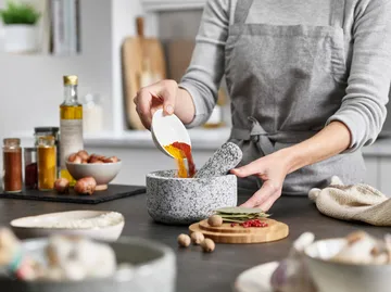 Mortero Dash Ø15,5 cm - Bambú de granito - Joseph Joseph