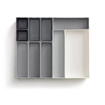 Organizador de cajones Blox 10 piezas - Gris - Joseph Joseph