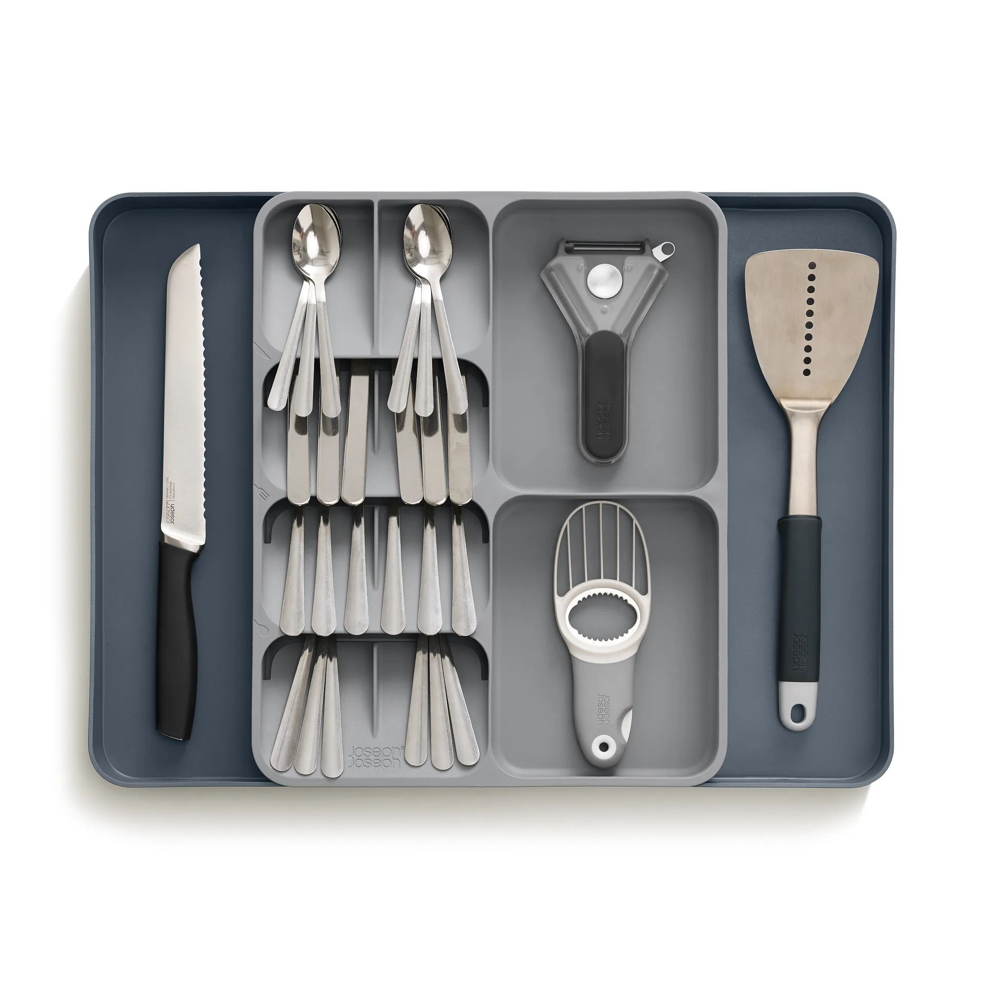 Organizador de cubiertos Drawerstore 39,5 cm, Azul claro Joseph Joseph