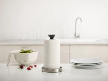 Portarrollos para papel de cocina Push & tear - Gris - Joseph Joseph