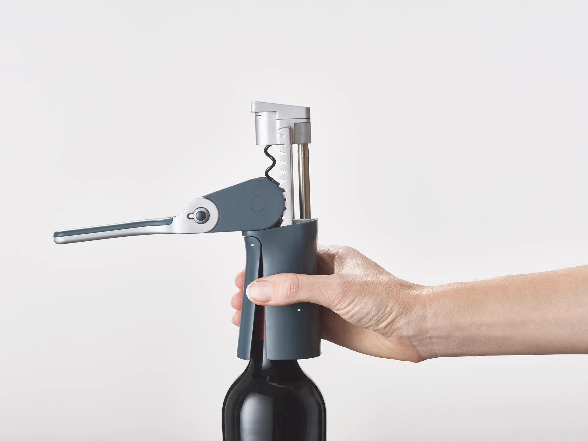 Sacacorchos de palanca Barwise compact 12,6 cm, Azul Joseph Joseph