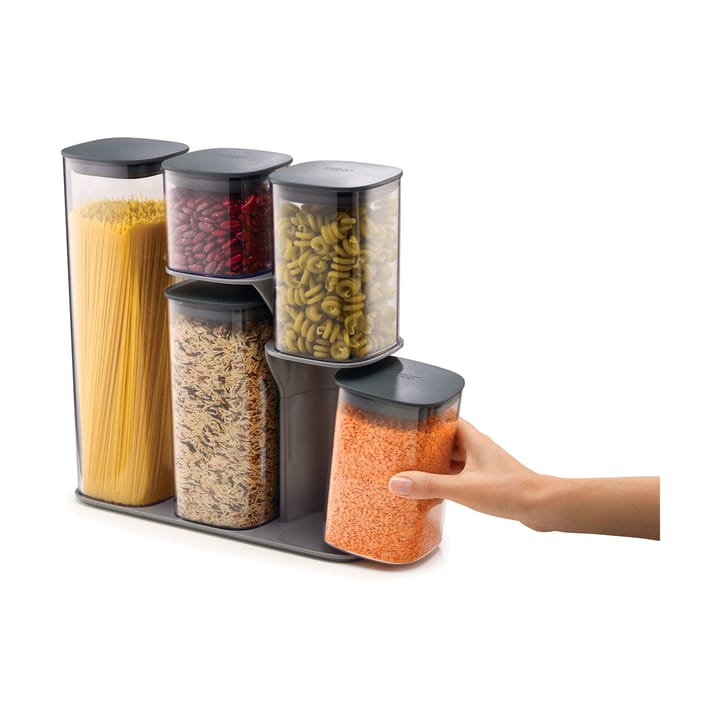 Set de recipientes Podium de 5 piezas - Gris - Joseph Joseph