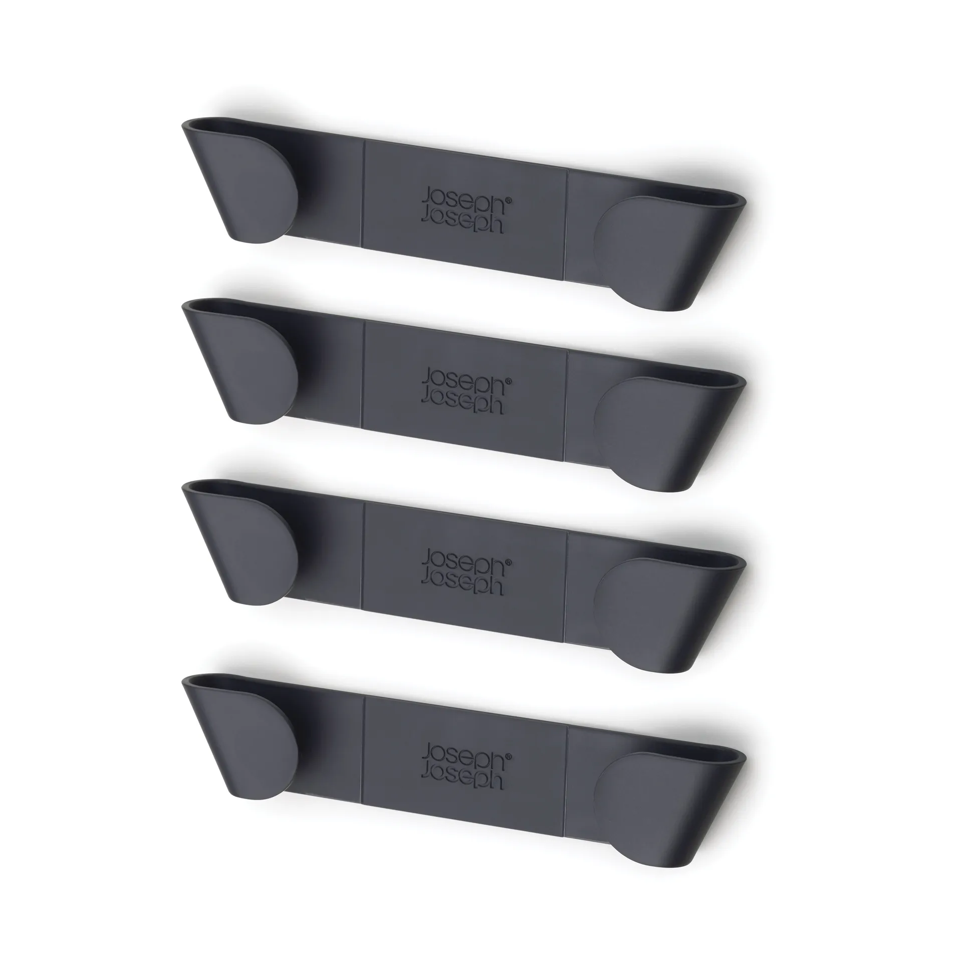 Set de sujeciones para tapas Cupboardstore 4 uds, Gris Joseph Joseph