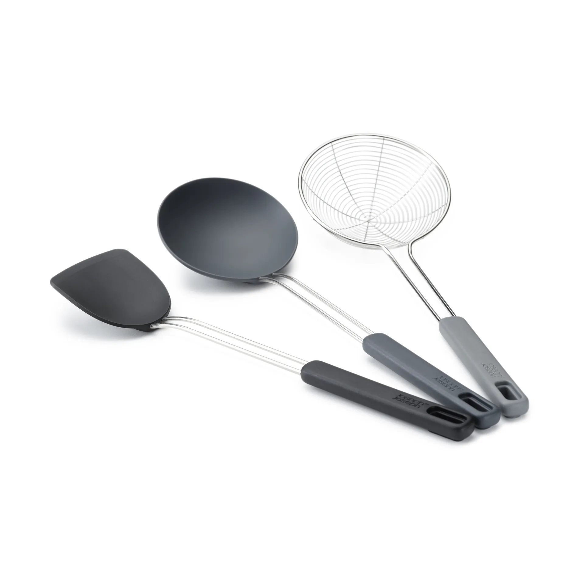 Set de wok Nest fusion 3 piezas, Negro Joseph Joseph