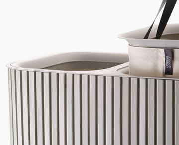 Tota Luxe cesta de ropa 90 L - Ecru - Joseph Joseph