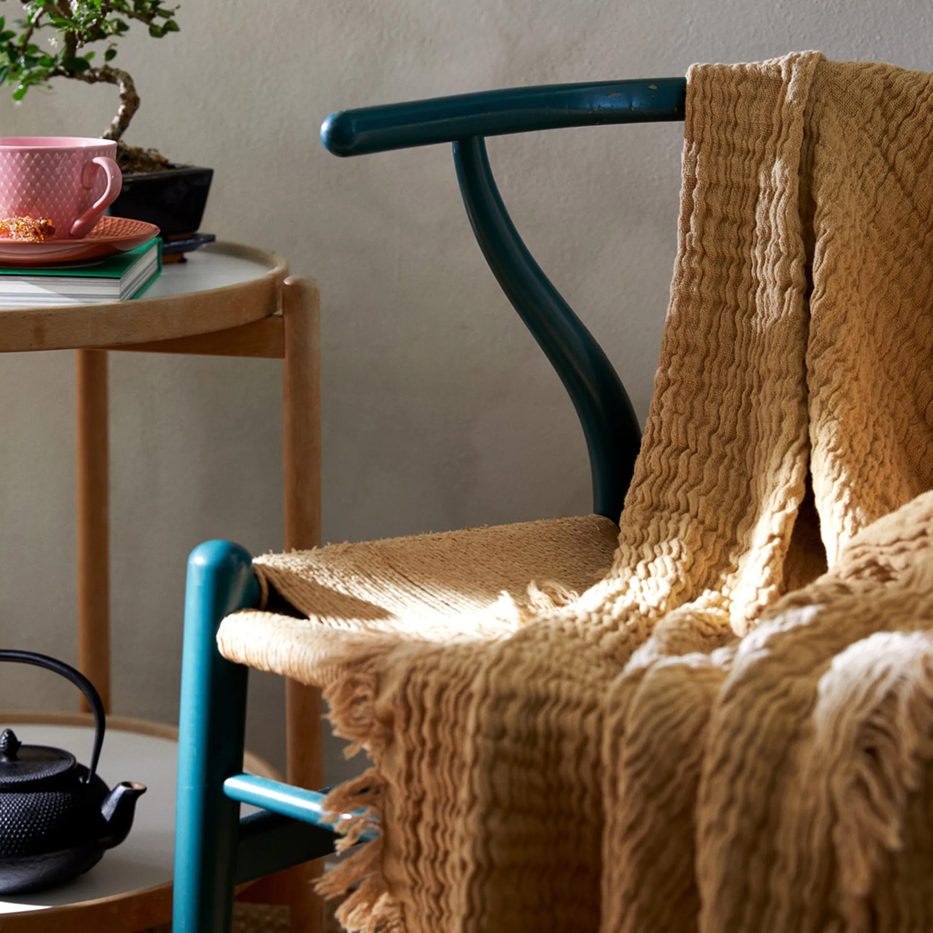 Colcha de cama Reloved 190x240 cm, Sand Juna