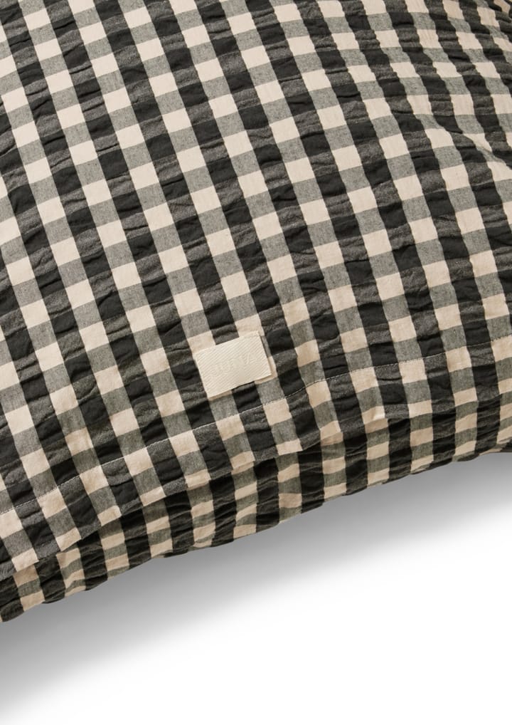 Funda de almohada Bæk&Bølge 50x60 cm, Negro-arena Juna