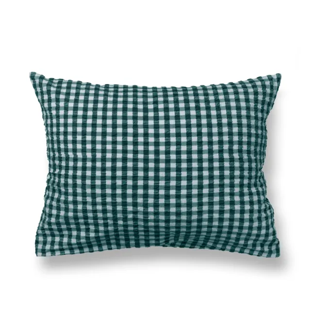 Funda de almohada Bæk&Bølge 50x60 cm, Verde-azul claro Juna