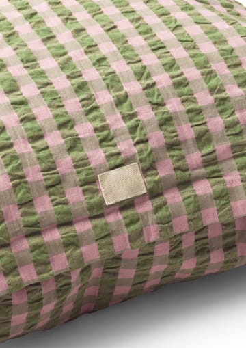 Funda de almohada Bæk&Bølge 60x63 cm - Verde-rosa claro - Juna