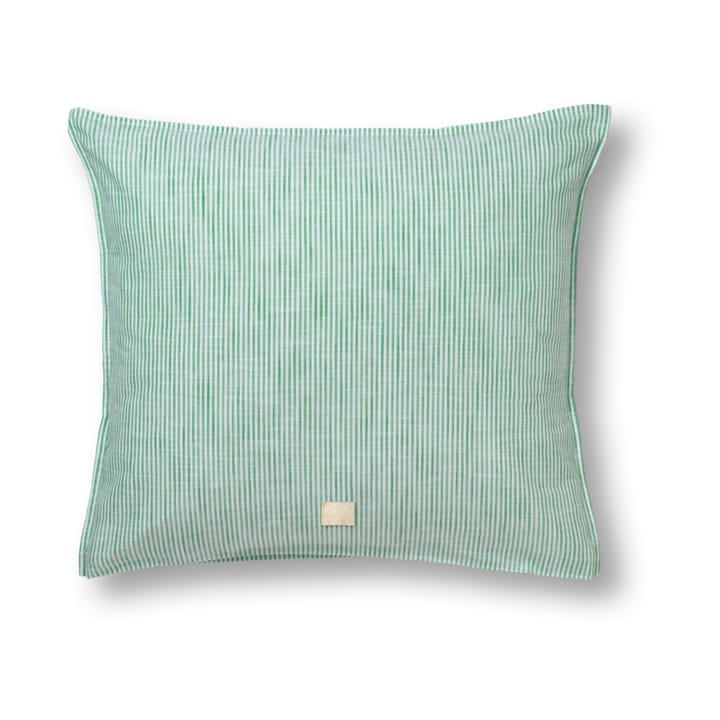 Funda de almohada Monochrome Lines 50x60 cm - Verde-blanco - Juna