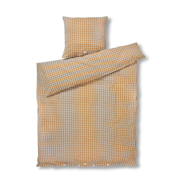 Juego de cama Bæk&Bølge 150x210 cm - Azul claro-arena - Juna