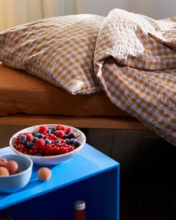 Juego de cama Bæk&Bølge 150x210 cm - Azul claro-arena - Juna
