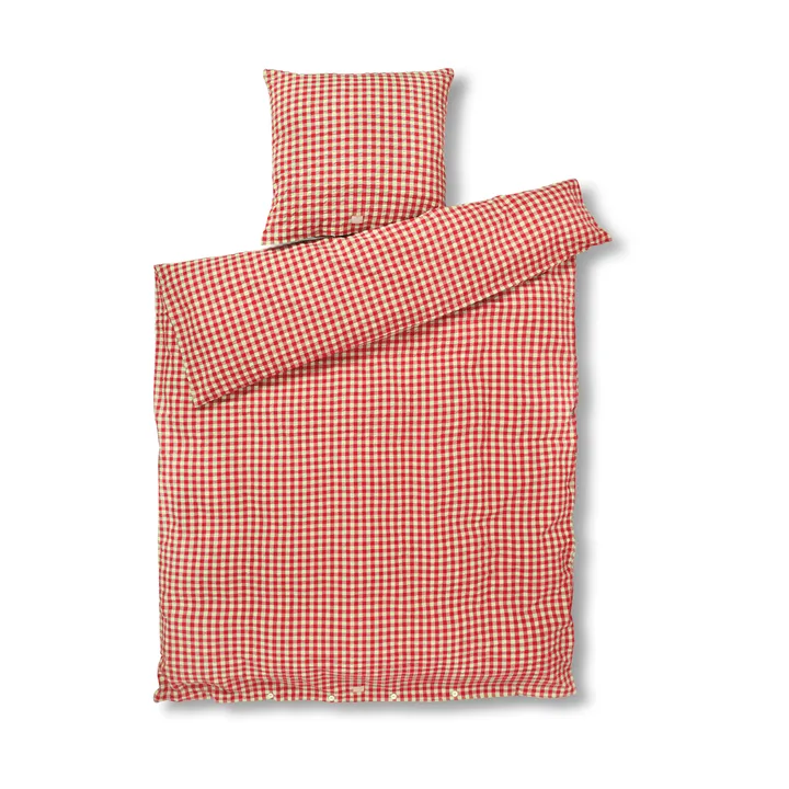 Juego de cama Bæk&Bølge 150x210 cm - Rojo-amarillo - Juna