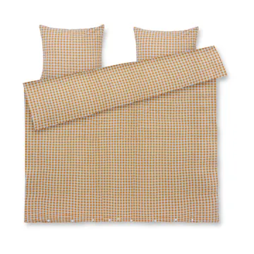 Juego de cama Bæk&Bølge 220x220 cm - Azul claro-arena - Juna