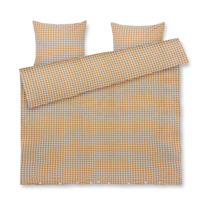 Juego de cama Bæk&Bølge 220x220 cm - Azul claro-arena - Juna