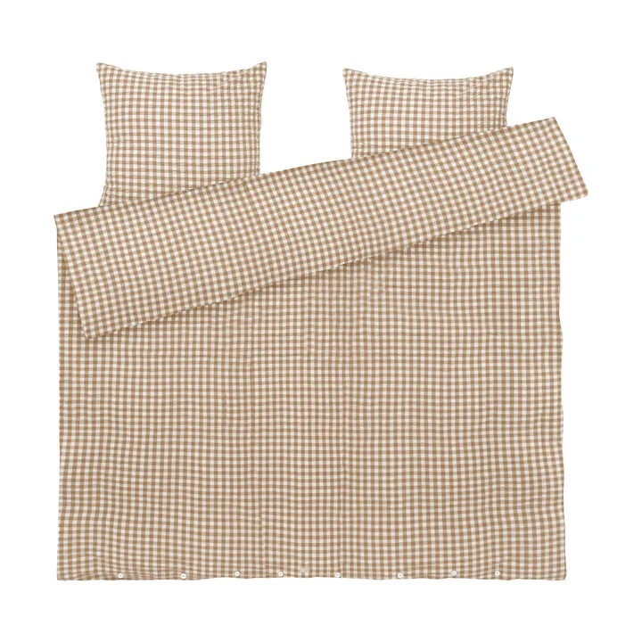 Juego de cama Bæk&Bølge 220x220 cm - Caramelo-offwhite - Juna