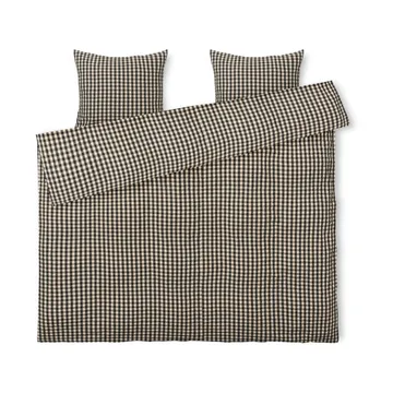 Juego de cama Bæk&Bølge 220x220 cm - Negro-arena - Juna