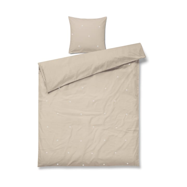 Juego de cama Daisy 150x210 cm - Sand-blanco - Juna