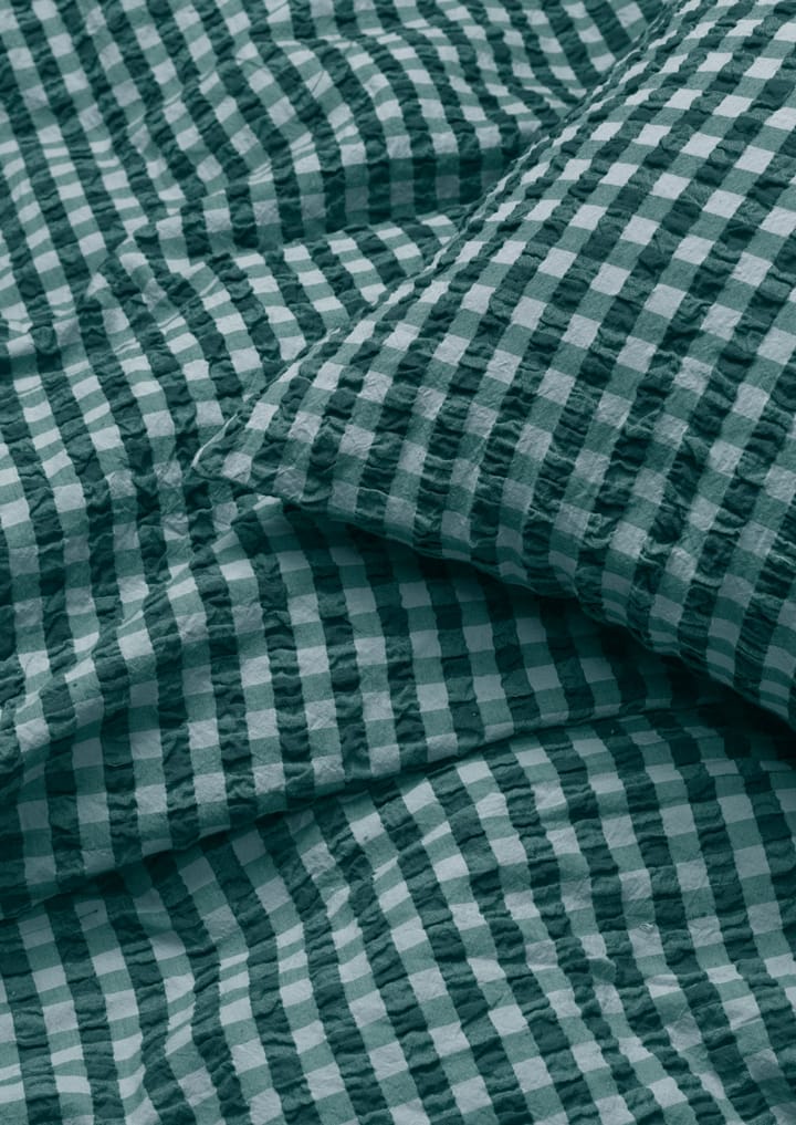 Juego de funda nórdica Bæk&Bølge 200x220 cm, Verde-azul claro Juna