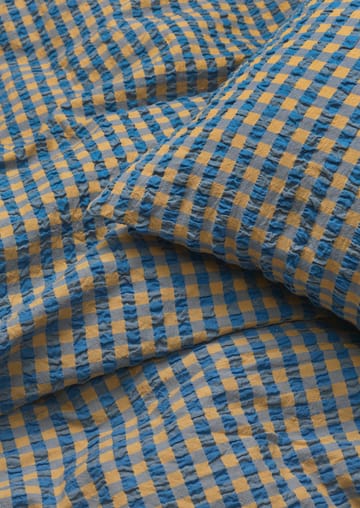 Juego de funda nórdica Bæk&Bølge 220x220 cm - Azul-ocre - Juna