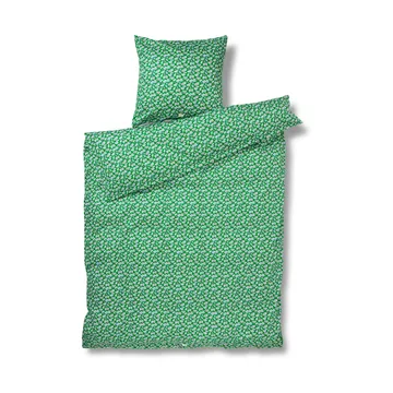 Juego de funda nórdica Pleasantly 150x210 cm - Verde - Juna
