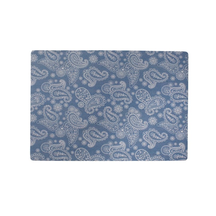 Mantel individual Paisley 43x30 cm - azul - Juna