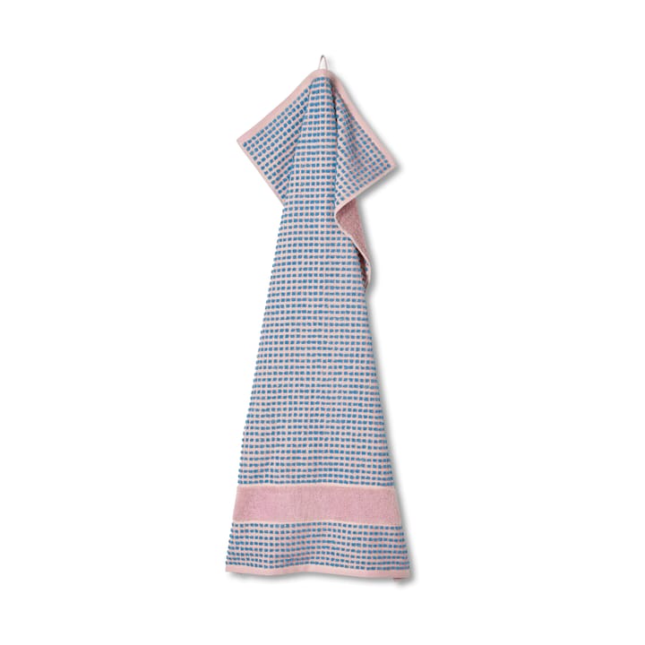 Toalla Check 50x100 cm, Soft pink-azul Juna