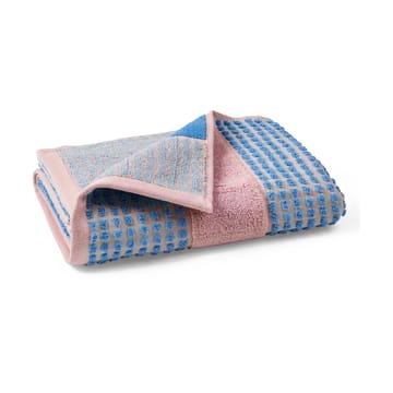Toalla Check 50x100 cm - Soft pink-azul - Juna