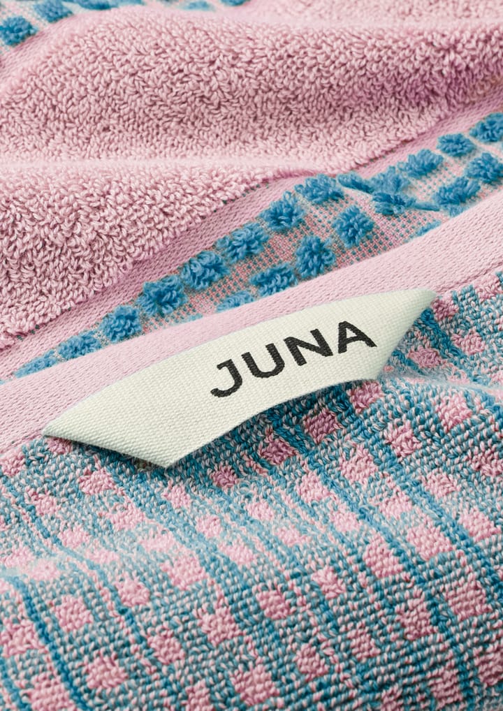 Toalla Check 50x100 cm, Soft pink-azul Juna