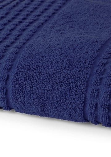 Toalla Check 70x140 cm - Azul marino - Juna