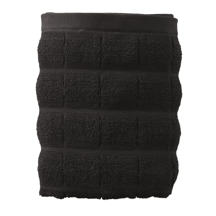 Toalla de mano Tiles - negro, 40 x 60 cm - Juna