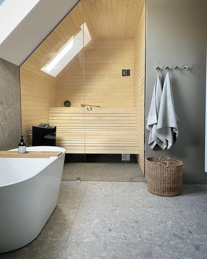 2 Toallas de baño Juniper 70x140 cm, Stone Grey Juniper