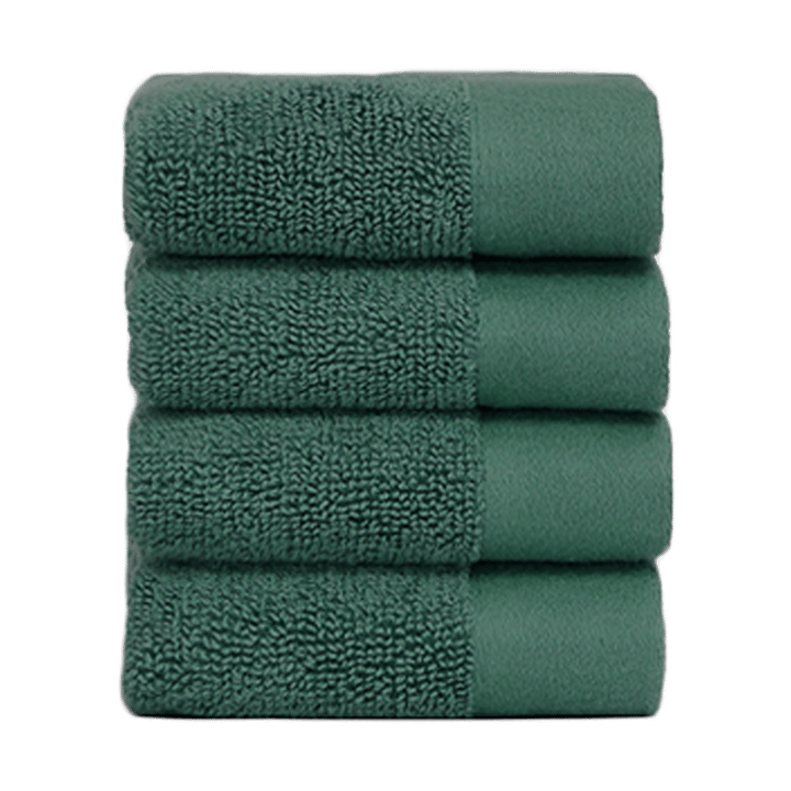 4 Toallas para la cara Juniper 30x30 cm - Juniper Green - Juniper